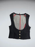 Highway Jeans Blue Denim Vest Women (L)