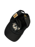 Black and Gold Cross Stitch Cap (ONESIZE)