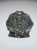 Vintage Blue Denim Jacket Women (S)