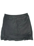 St. Johns Bay Dark Chino Skirt with Button Detail (M)