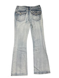 Paisley Sky Blue Bootcut Jeans (M)