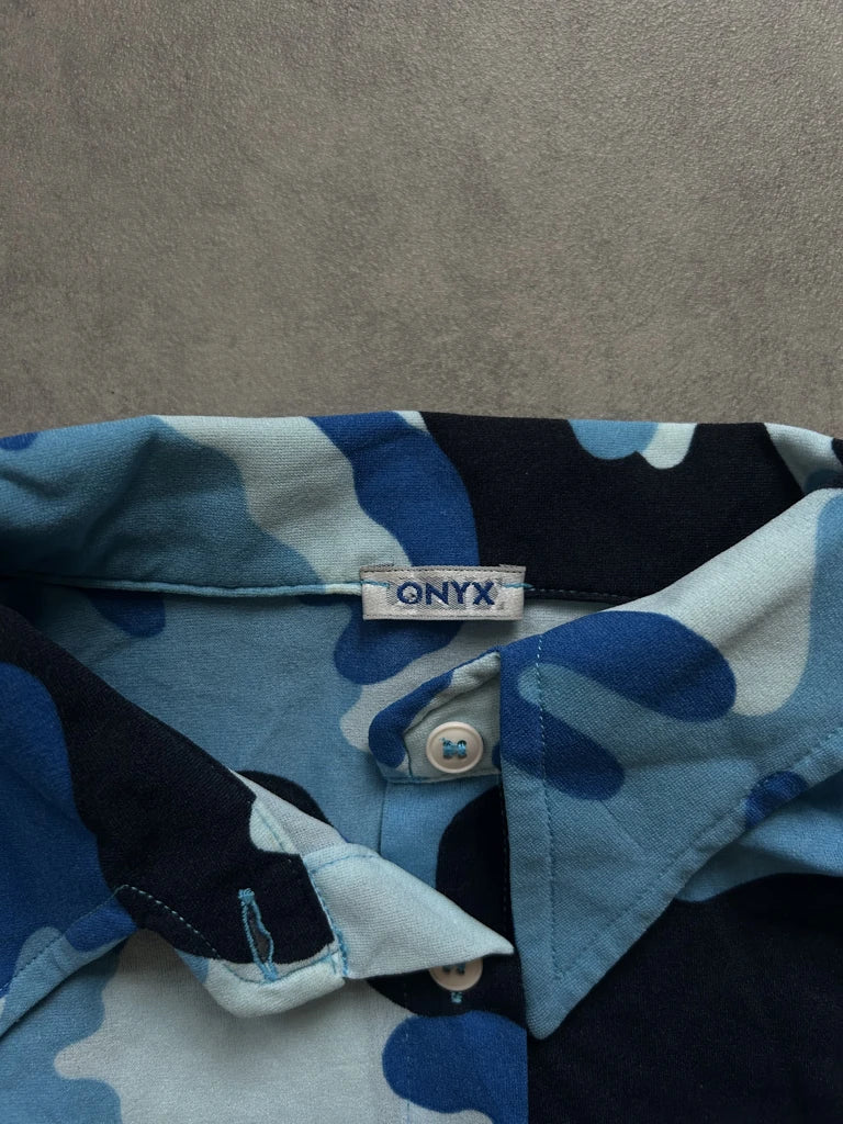 Blue camo shirt