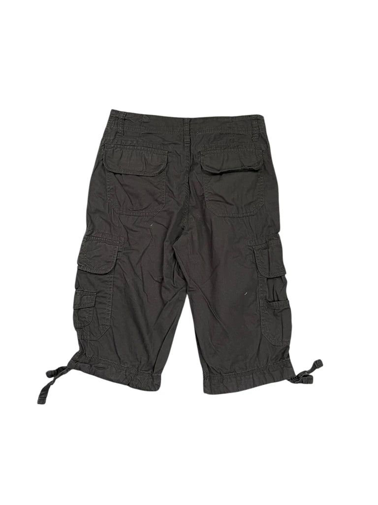 Faded Glory Black Cargo Shorts (S)