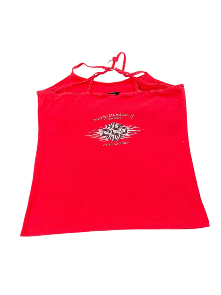 Crimson Harley Ring Strap Top (XL)