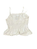 Dynamite Beige Ruffled Camisole Top (S)