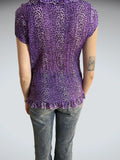 Y2K Leopard Top