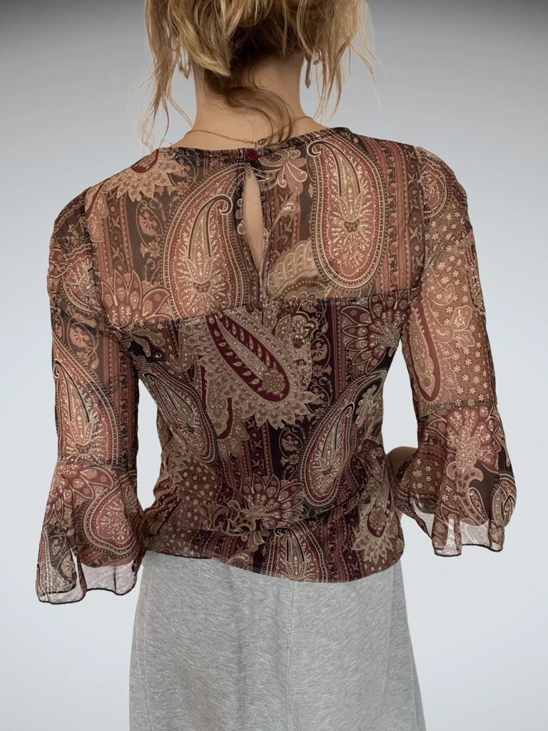 Mesh Longsleeve with Print