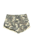 Hot Kiss Military-Inspired Black Denim Hotpants (XS)