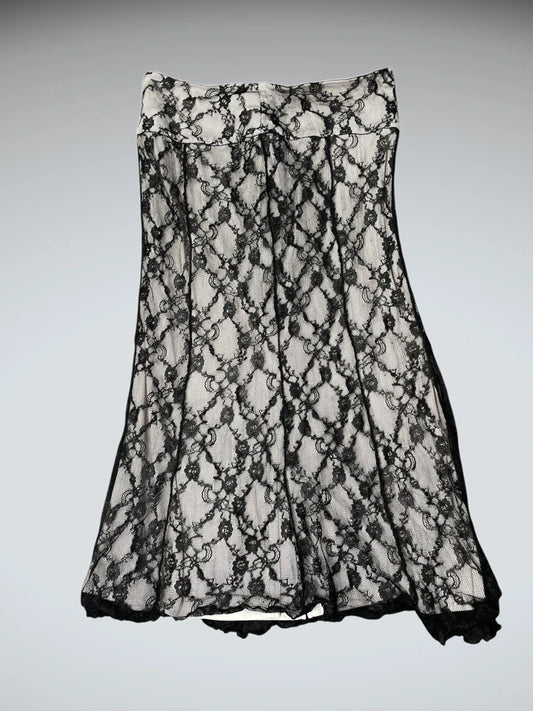 Worthington Lace Overlay Top (M)