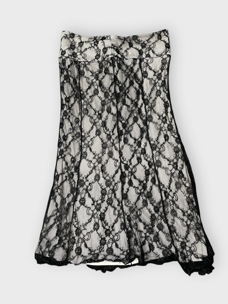 Worthington Lace Overlay Top (M)