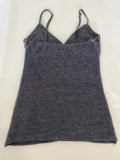 Gray Sequin Trim Knit Camisole (M)