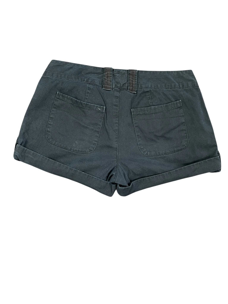 Classic Black Cotton Hotpants (M)