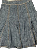 Flared Panel Denim Skirt (L)
