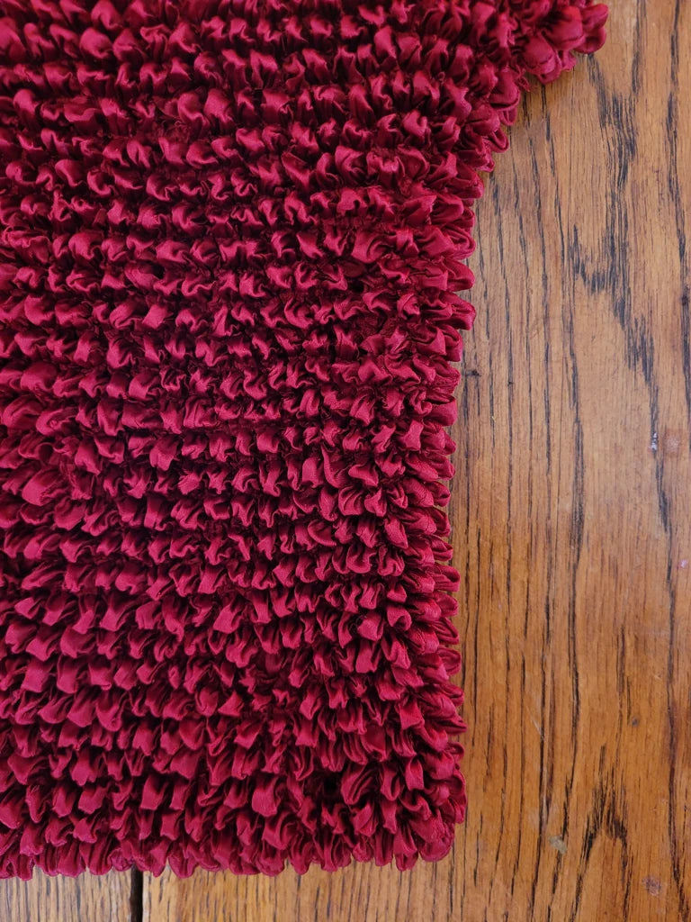 Red ribbed T-shirt