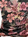 Floral Ruched Top (S)