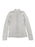 Ruff Hewn Grey Ribbed Full-Zip Cardigan (M)