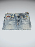 Baby Phat Distressed Blue Denim Skirt (M)