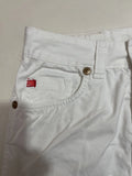 Crisp White Cargo Mini Skirt Y2K Vintage Aesthetic (S)