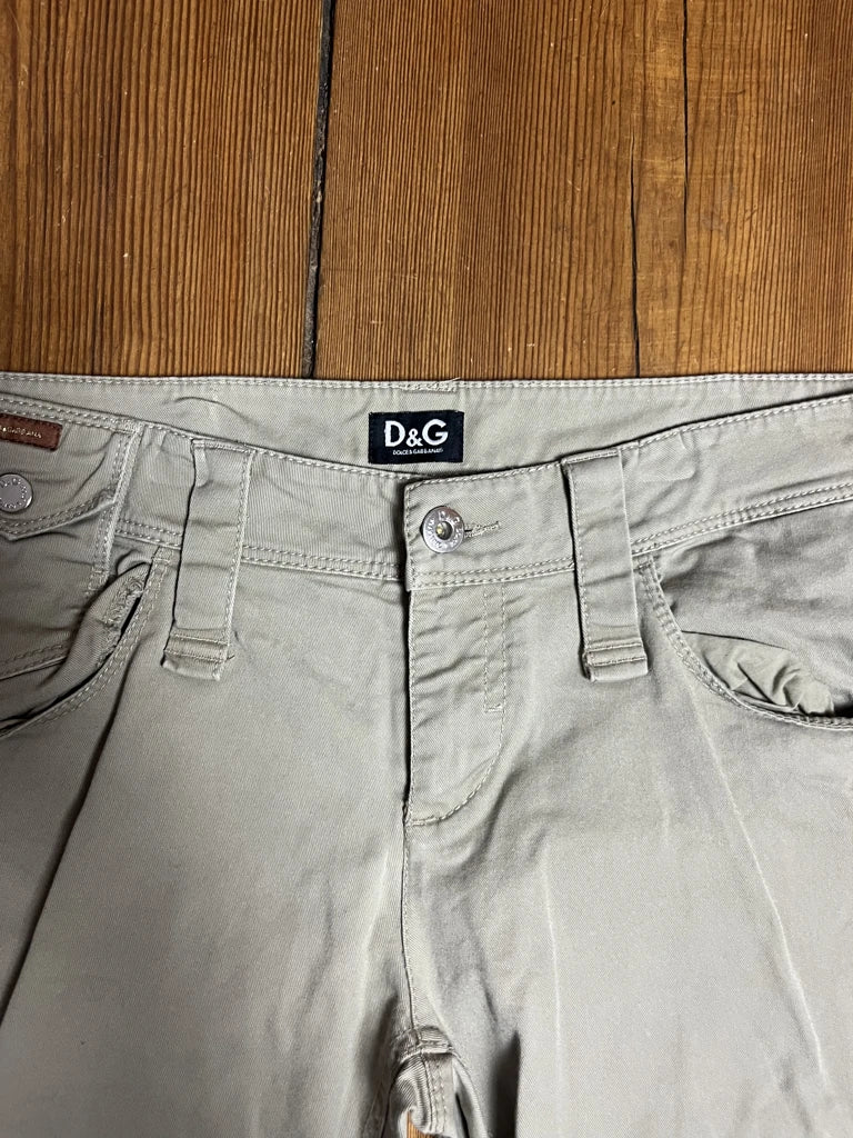 Beige 3/4 Pants