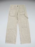 Motivi Beige Straight-Leg Pants (S)