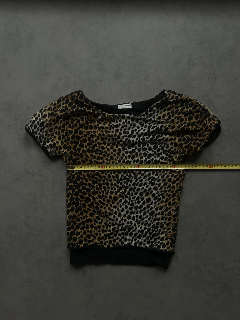 Leopard print top