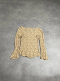 lace long sleeve top (M)