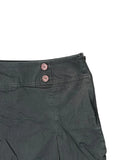 St. Johns Bay Dark Chino Skirt with Button Detail (M)