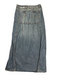 Mixit Blue Denim Maxi Skirt (S)