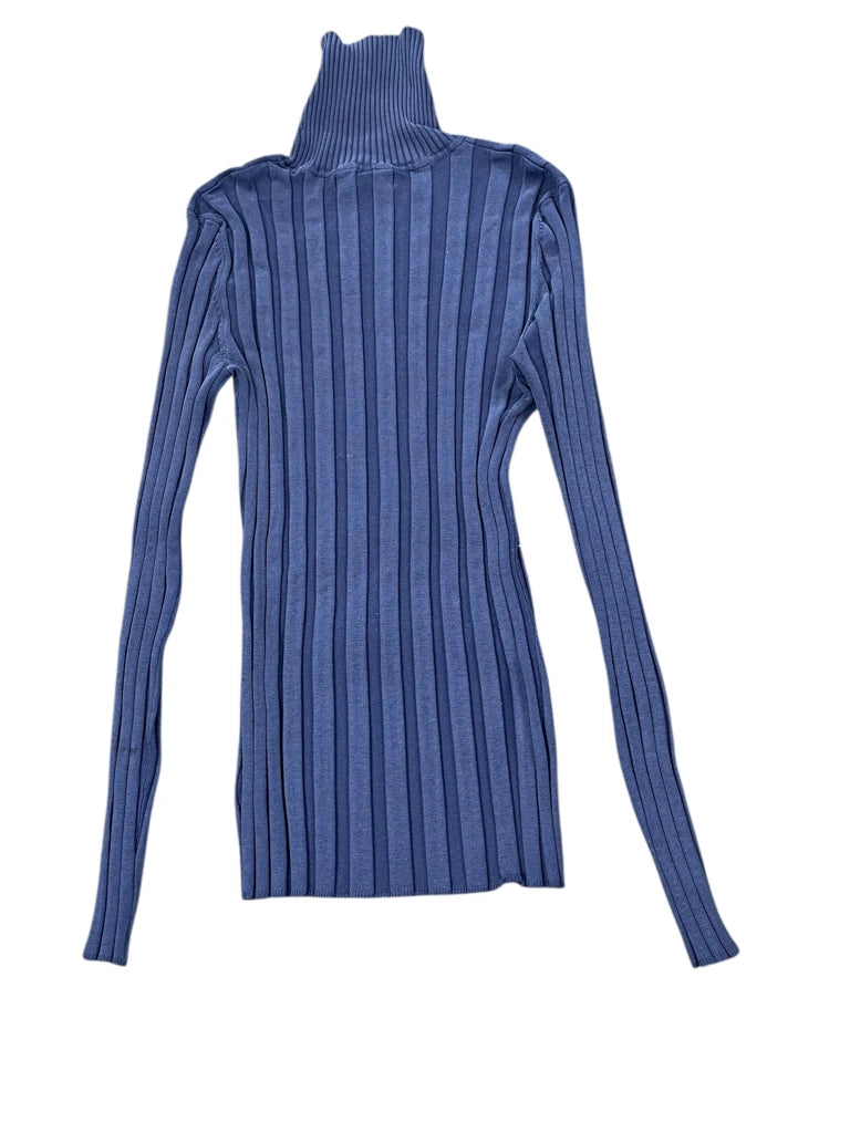 Midnight Ocean Blue Vintage Turtleneck (M)