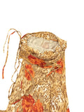 Tropical Bloom Maxi Dress (XXS)