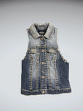 Silver Jeans Classic Blue Denim Vest Women (M)