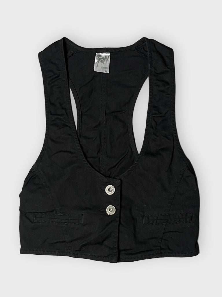 detail view, TRN Gilet, vintage Y2K second hand piece, image 4