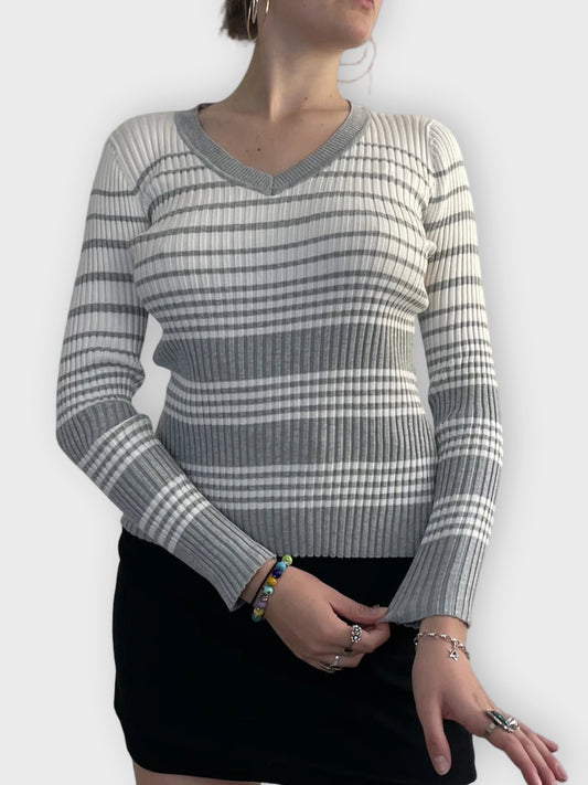 front view, The Slope Glacier Rib – Slim Fit Knit, vintage Y2K second hand piece