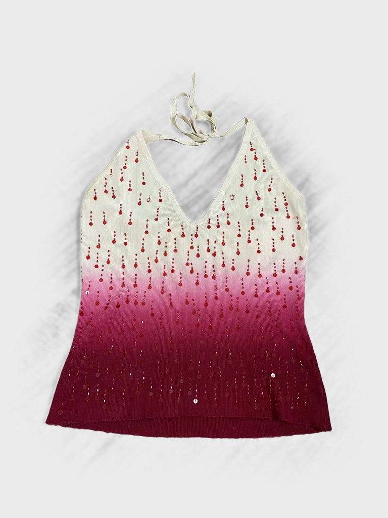 detail view, Extyn Halter Top, vintage Y2K second hand piece, image 6