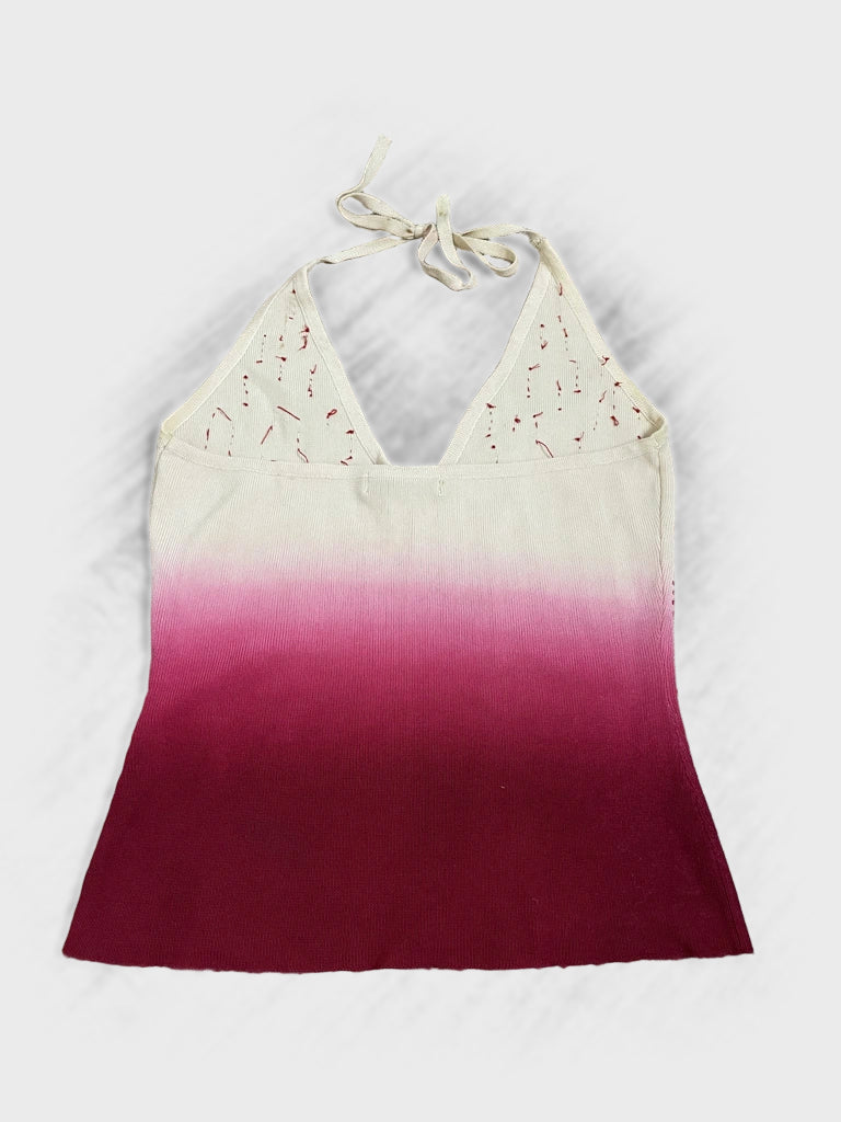 detail view, Extyn Halter Top, vintage Y2K second hand piece, image 4