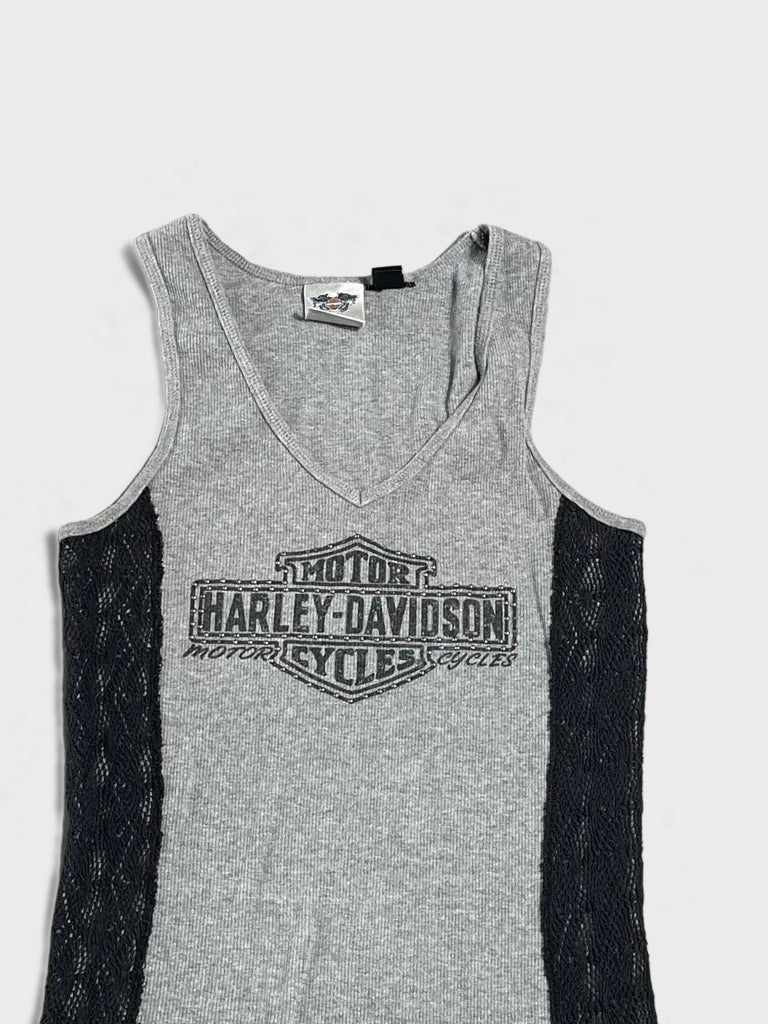 detail view, Harley-Davidson harley davidson tank top, vintage Y2K second hand piece, image 4