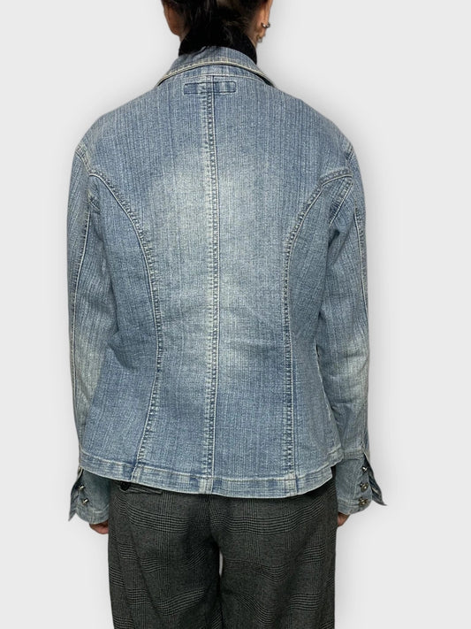 back view, Malinuo Jeans Jeans Jacket, vintage Y2K second hand piece