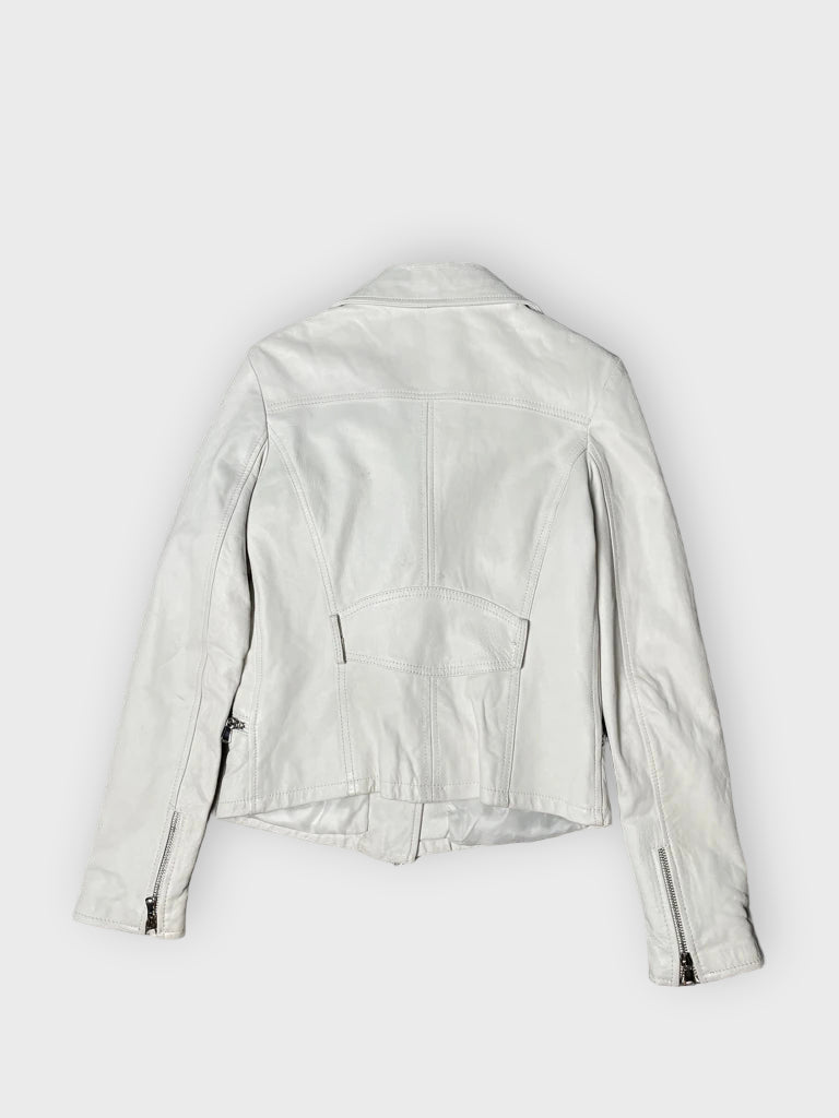 detail view, Vera Pelle Leather Jacket, vintage Y2K second hand piece, image 5