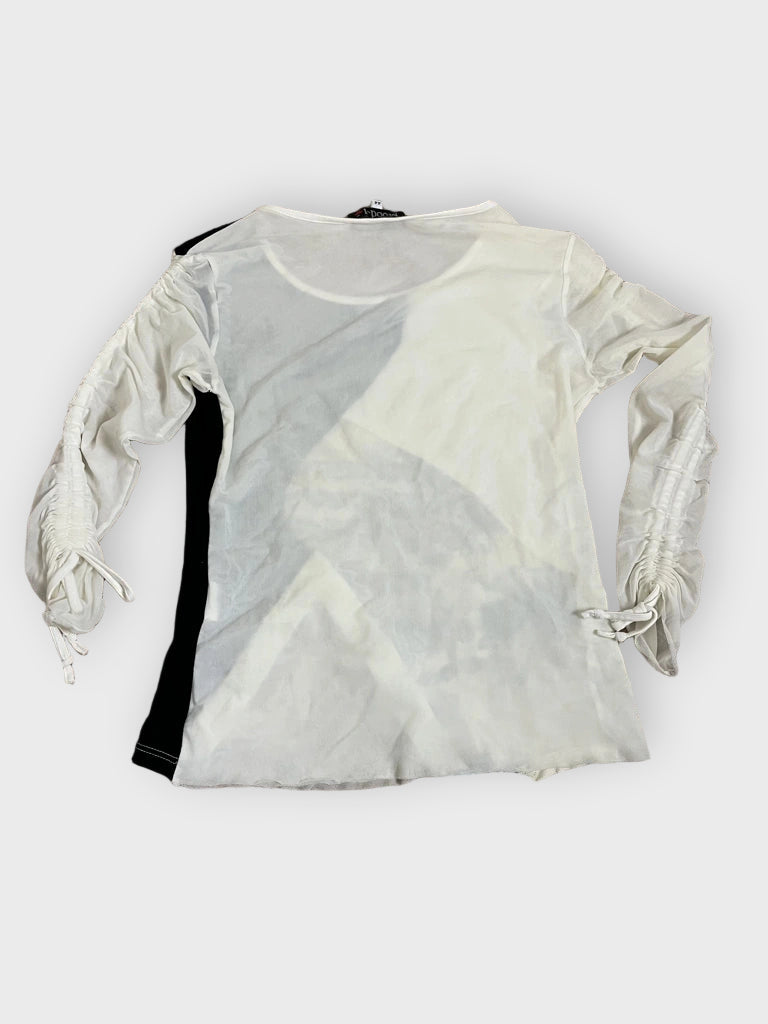 detail view, Mood-I Long Sleeve Shirt, vintage Y2K second hand piece, image 4