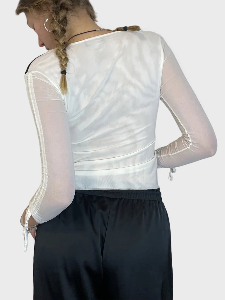 back view, Mood-I Long Sleeve Shirt, vintage Y2K second hand piece
