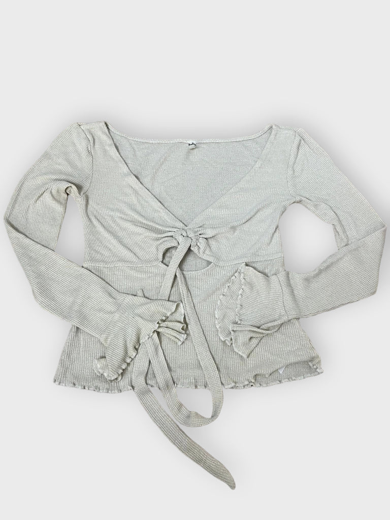 detail view, Long Sleeve Top, vintage Y2K second hand piece, image 6