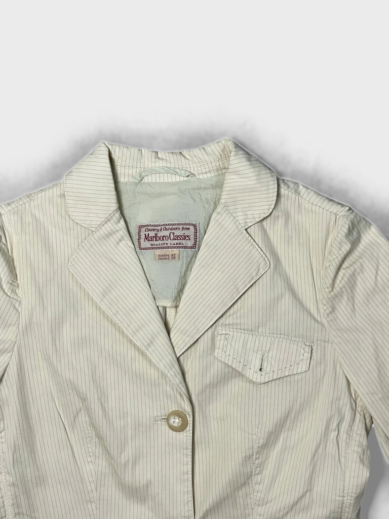 detail view, Malboro Classics Blazer, vintage Y2K second hand piece