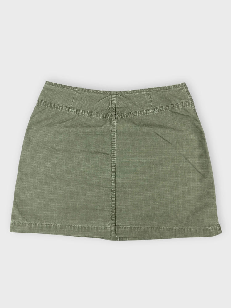 Olive Mini Skirt with Pockets Detail (W28 / M)