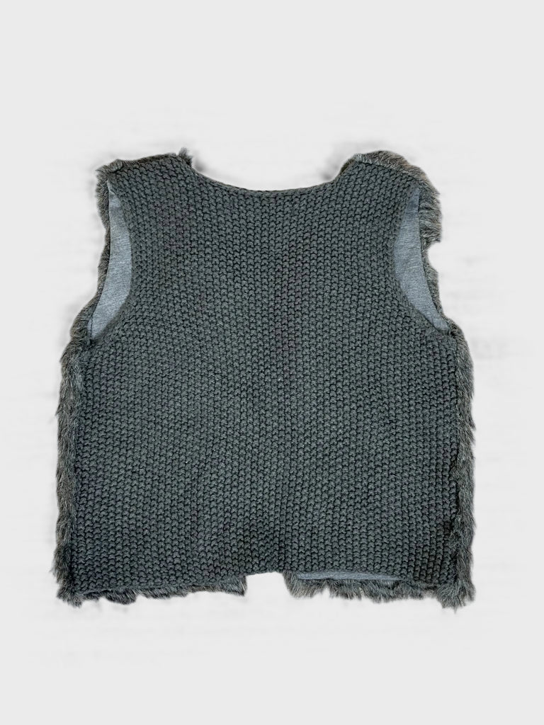 detail view, Expressions Open Vest, vintage Y2K second hand piece, image 4
