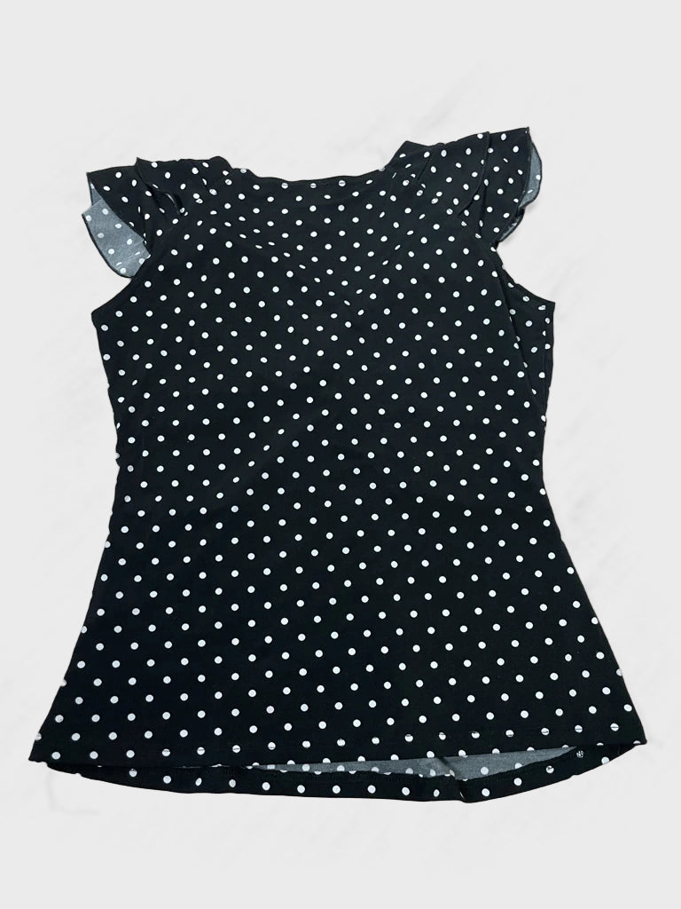 detail view, Olivia Paige Polka Dot Top, vintage Y2K second hand piece, image 4