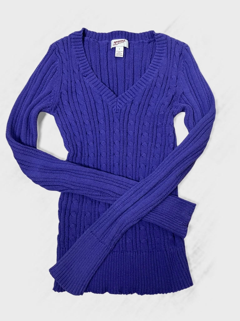 detail view, Arizona Purple Sweater, vintage Y2K second hand piece, image 6