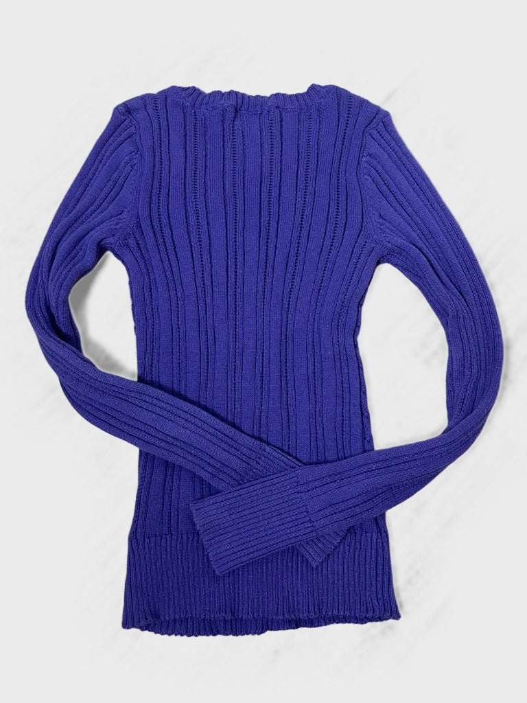 detail view, Arizona Purple Sweater, vintage Y2K second hand piece, image 4