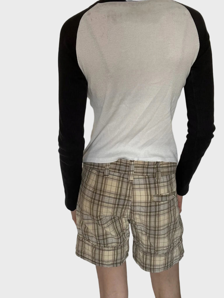 back view, Miss Sixty Shorts, vintage Y2K second hand piece