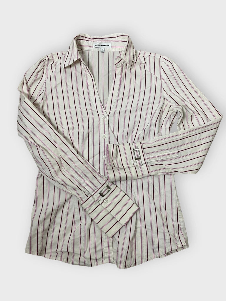 detail view, Express Design Studio Striped Shirt, vintage Y2K second hand piece, image 6