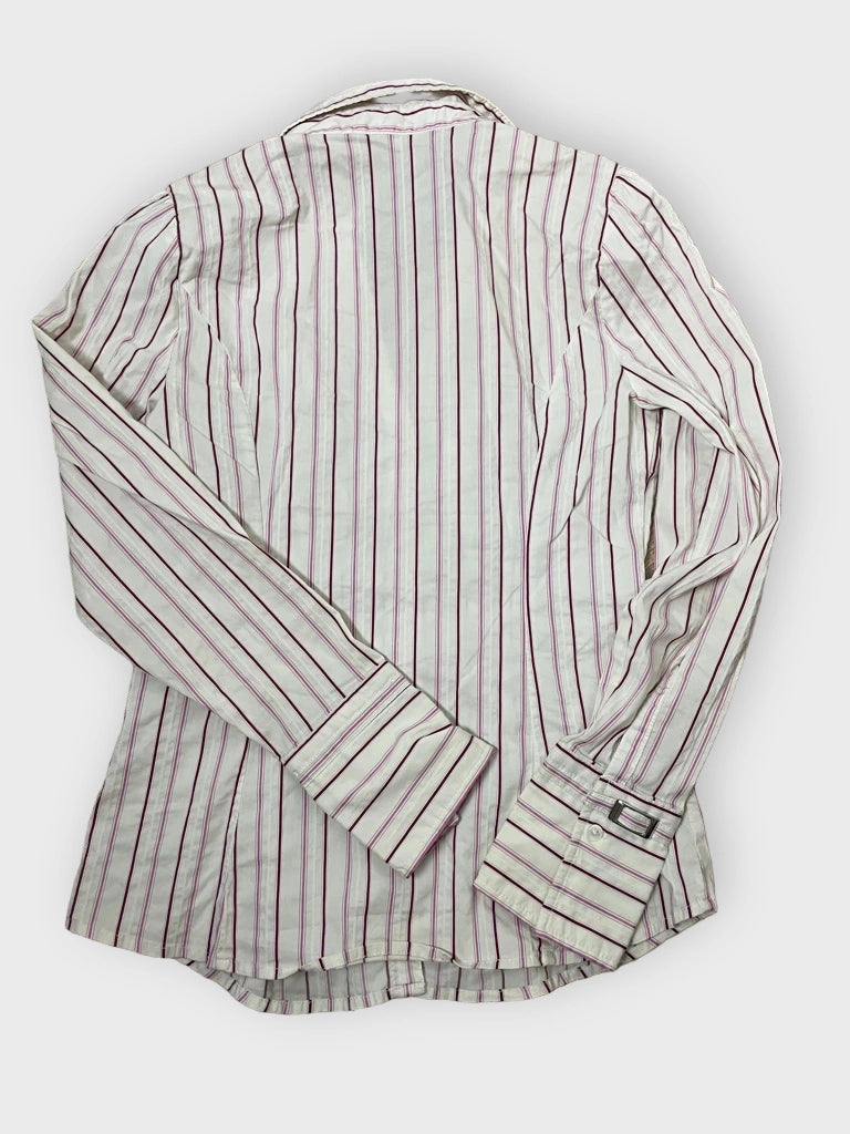 detail view, Express Design Studio Striped Shirt, vintage Y2K second hand piece, image 4